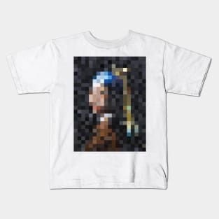 Girl with a Pearl Earring Kids T-Shirt
